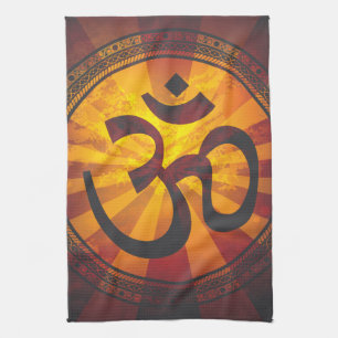 VintageOm-symbol Kökshandduk