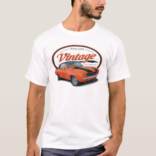 Vintageorange Camaro Tee Shirt