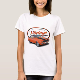 Vintageorange Camaro Tee Shirt