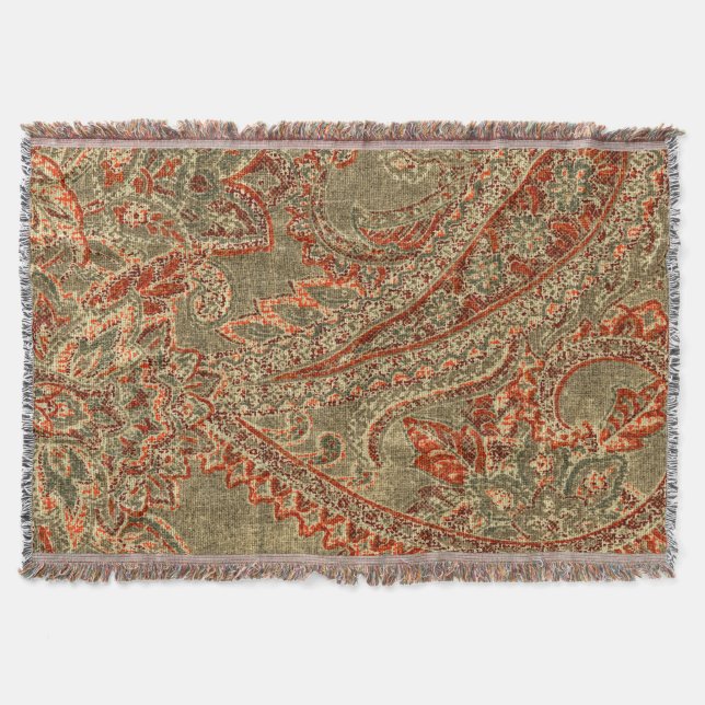 VintagePaisley mattor Filt (Framsidan)