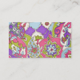 VintagePaisley mönster Visitkort