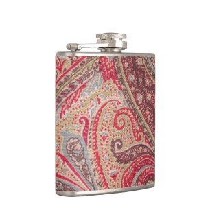 VintagePaisley tryck för damflaskan Fickplunta