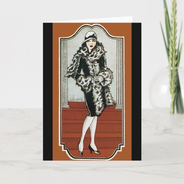 Vintagepäls Kort (Framsida)