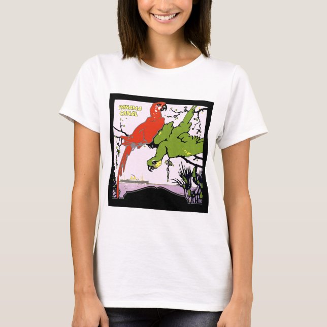 VintagePanama kanal T Shirt (Framsida)