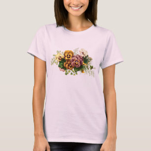 VintagePansiesbukett T Shirt