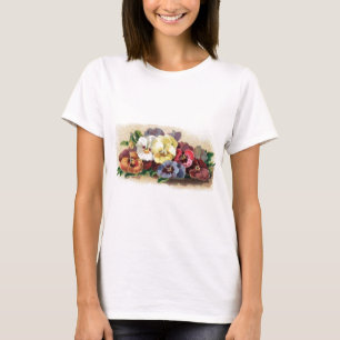 VintagePansieskvinna mjuk T-tröja för Hanes Tee