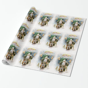 Vintagepappa jul presentpapper