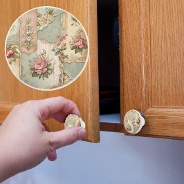 Vintagepapper och blommor knopp