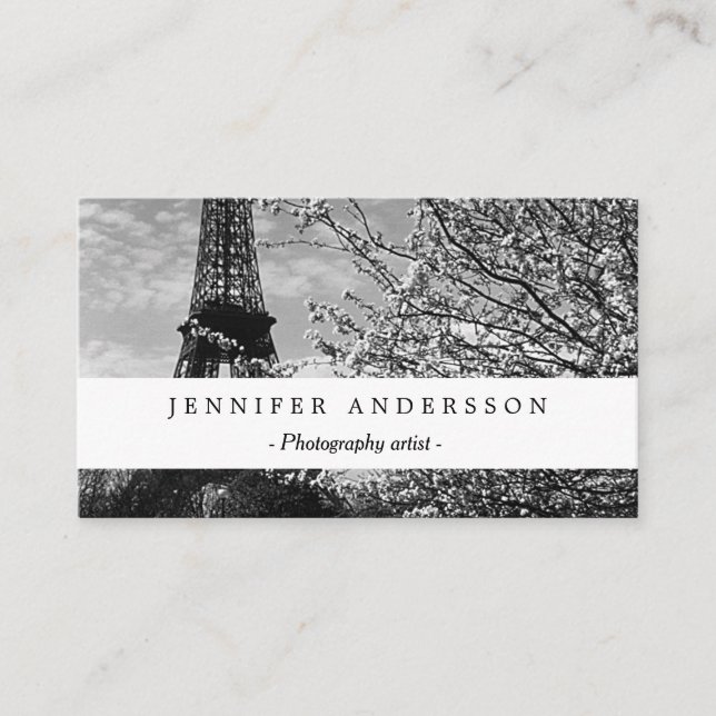 VintageParis Eiffel torn Visitkort (Framsida)
