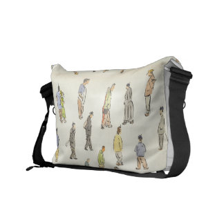 VintageParis folk messenger bag