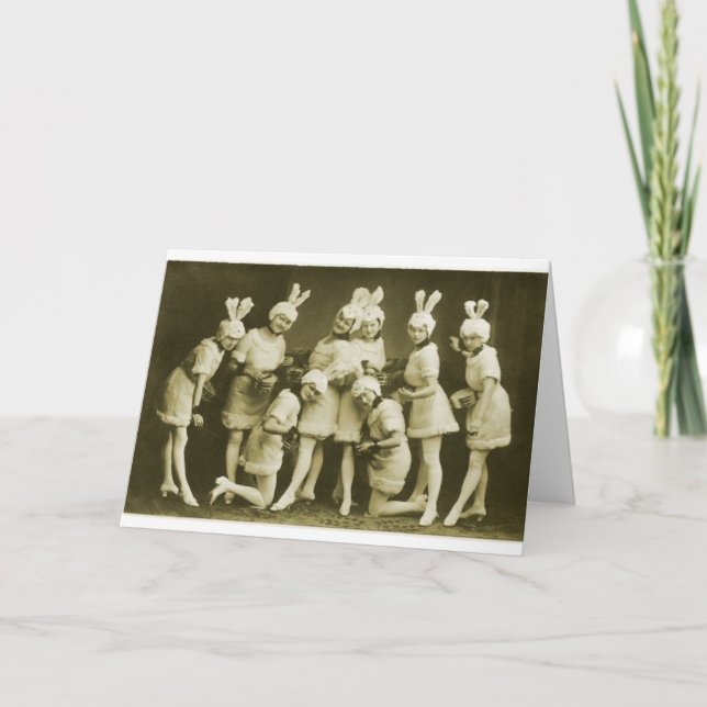 Vintagepåsk - ditt favorit- basketfodral, helgkort (Framsida)