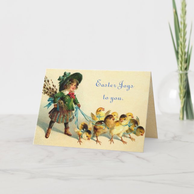 Vintagepåsk Helgkort (Framsida)