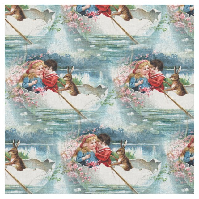 Vintagepåsk Tyg (Närbild)