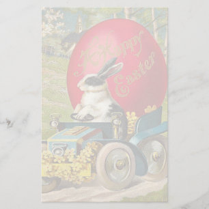 Vintagepåskharebrevpapper Brevpapper