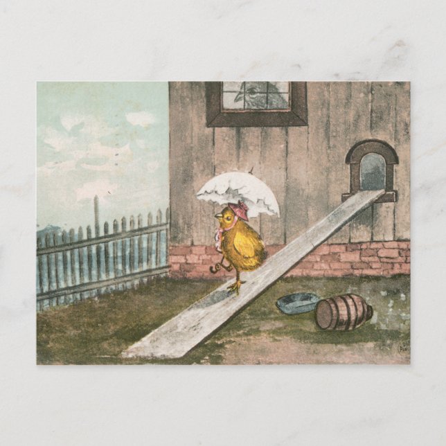 VINTAGEPÅSKKORT HELG VYKORT (Framsida)