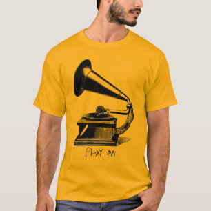 VintagePhonographutslagsplats Tee