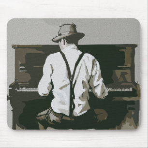 Vintagepianist i harmoni musmatta