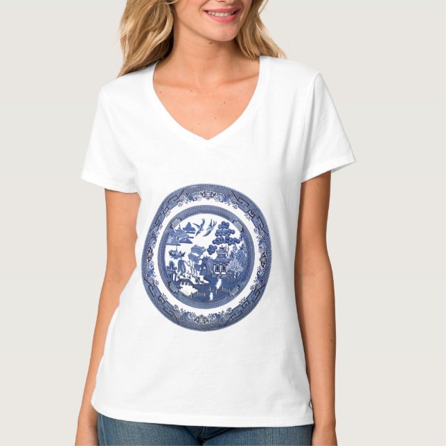 Vintagepilmönster Tee (Framsida)