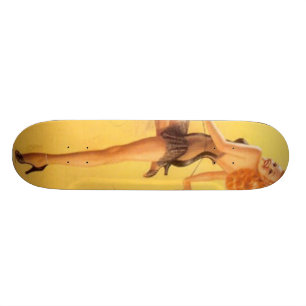 vintagepinup skateboard bräda 20,5 cm