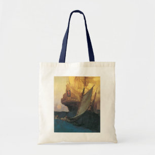 Vintagepirat, Attack på en galleon av Howard Pyle Tygkasse