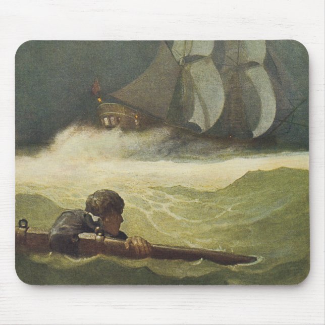 Vintagepirater, Covenants skeppsbrott av NC Wyeth Musmatta (Framsidan)