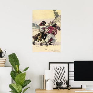 Vintagepirater, Duell till döden på stranden Poster