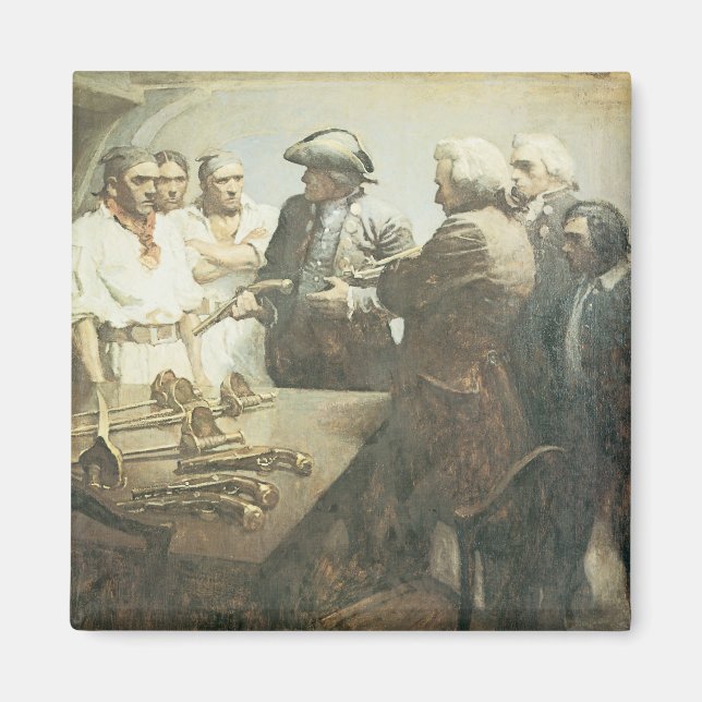 Vintagepirater, Förbereder myteri av NC Wyeth Magnet (Framsidan)