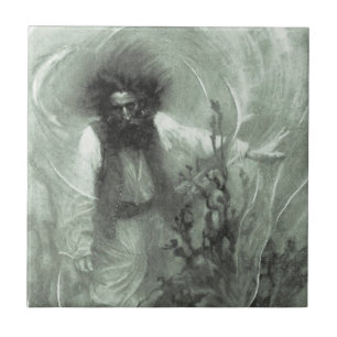 Vintagepirater, Kapten Goldsack av Howard Pyle Kakelplatta