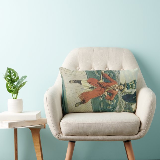 Vintagepirater, Kapten Keitt av Howard Pyle Lumbarkudde (Stol)