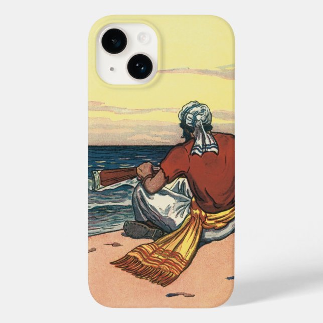 Vintagepirater, strandsatta på en öde ö (Baksida)
