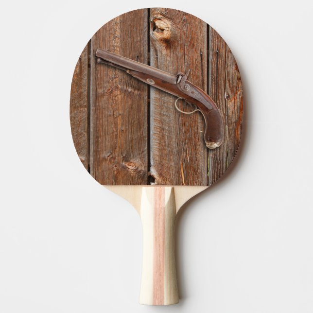 VINTAGEPISTOL PINGISRACKET (Framsidan)