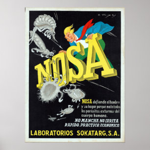 Vintageplågan kontrollerar annonseringen poster