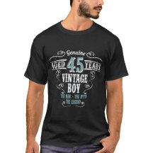 Vintagepojke som åldras 45 år