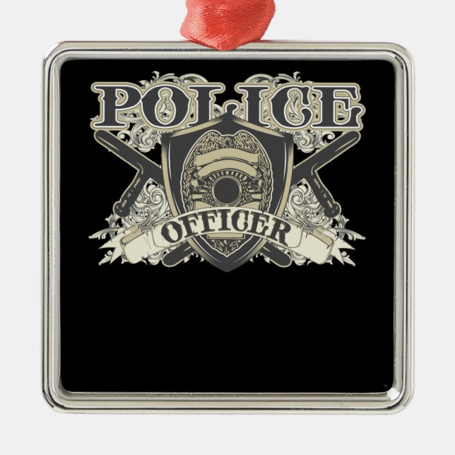 Vintagepolis Julgransprydnad Metall (Framsidan)