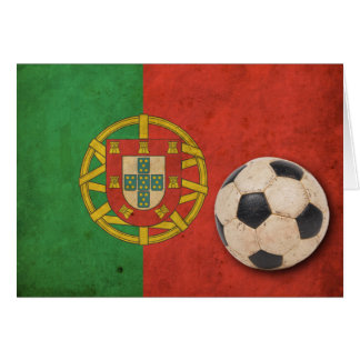 VintagePortugal flagga Hälsningskort