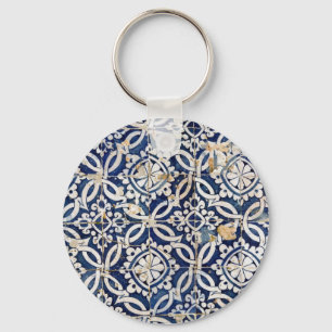 Vintageportugis Azulejo Nyckelring