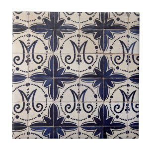 Vintageportugisazulejo Kakelplatta