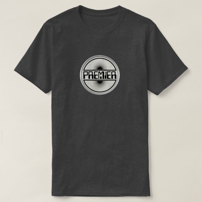 Vintagepremiärministern trummar in t-shirt (Design framsida)