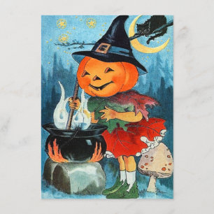 VintagepumpaHalloween inbjudningar