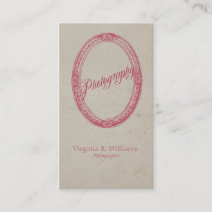 Vintageramfotografi Visitkort