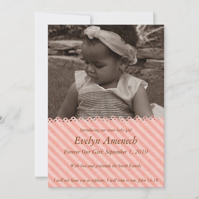 Vintagerand: Bubblegum Inbjudningar (Framsida)