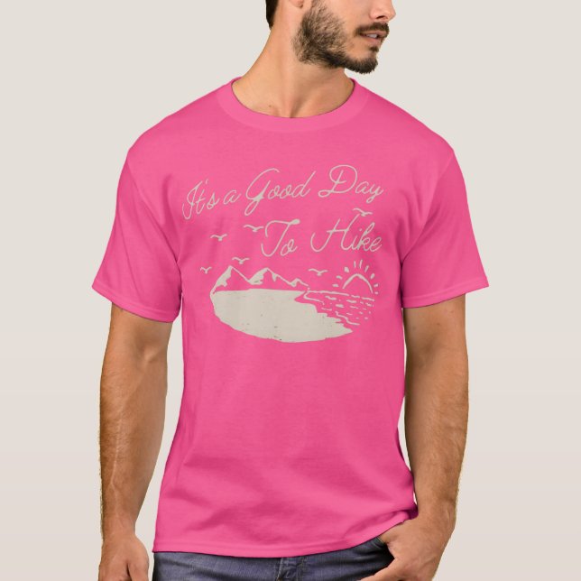Vintageravel Hobby Camping Mountain Hikeri present T Shirt (Framsida)
