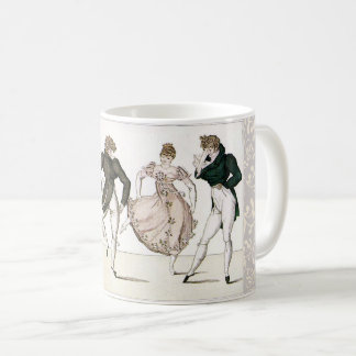 Vintageregenskap- och Jane Austen periodmugg Kaffemugg