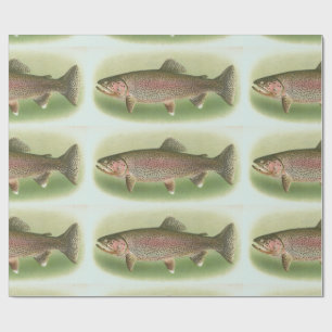 Vintageregnbågeforell Presentpapper