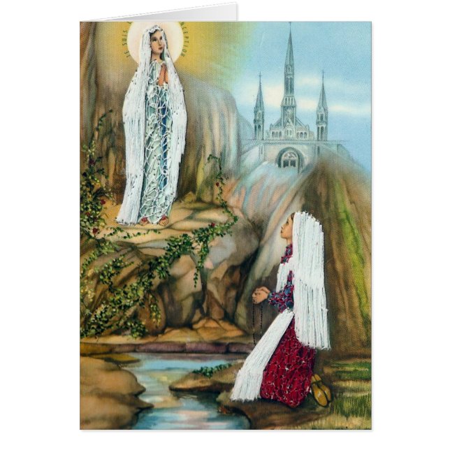 Vintagereligiösa Hälsningskort (Framsidan)