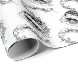 Vintagerenjul som slår in papper presentpapper