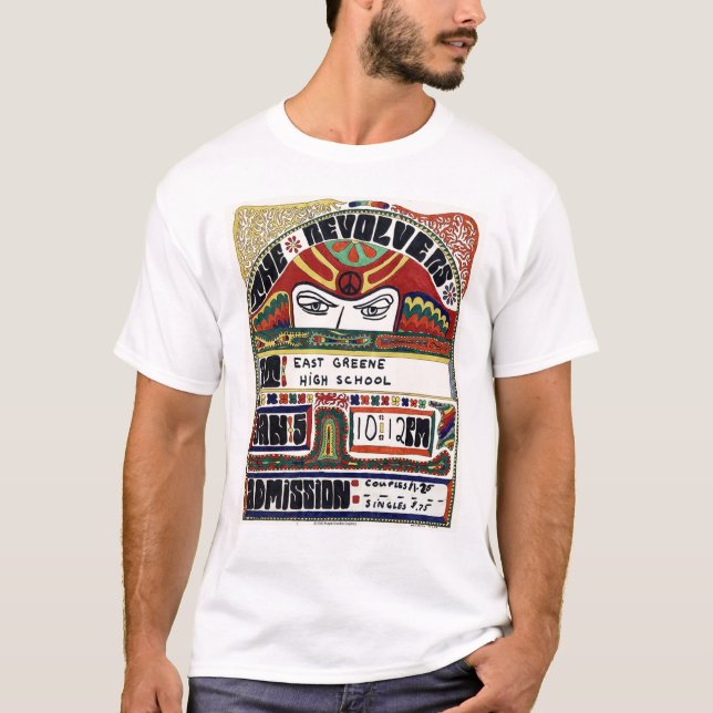 VintageRevolversaffisch Tee (Framsida)