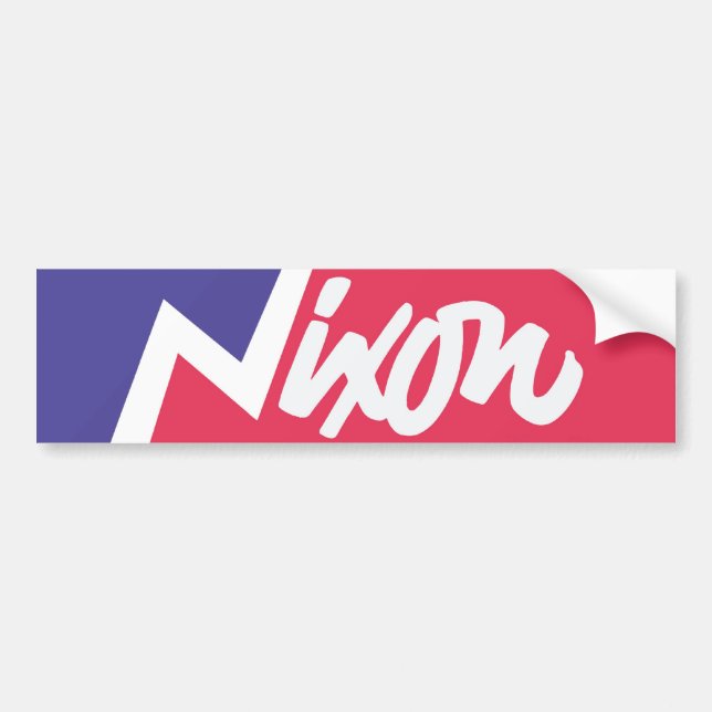 VintageRichard Nixon bildekal 1968 (Framsidan)