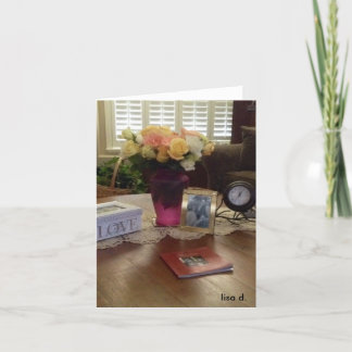 Vintagero och snöre kort