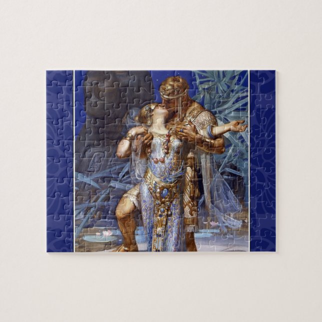 Vintageromantiker kopplar ihop den Anthony och Pussel (Horisontell)